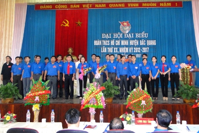 Ra mắt BCH huyện Đoàn Bắc Quang